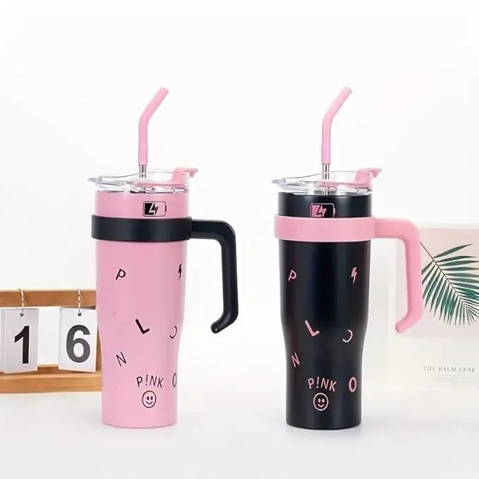 Stylish Sipper Water Bottle with Straw