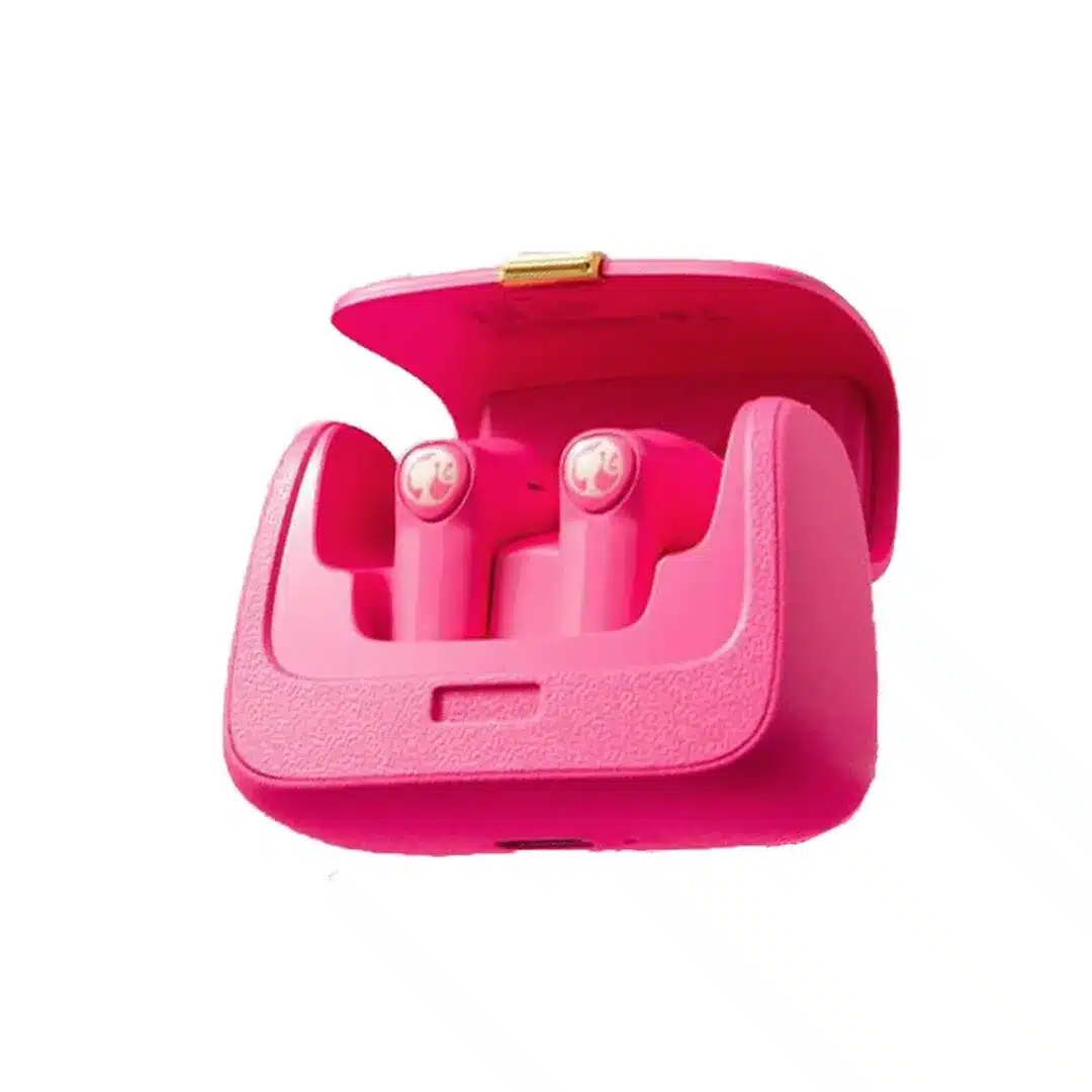 Cute Pink Wireless Bluetooth Earbuds with Charging Case