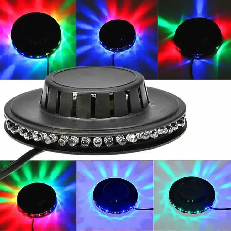 RGB Rotating LED Disco Light