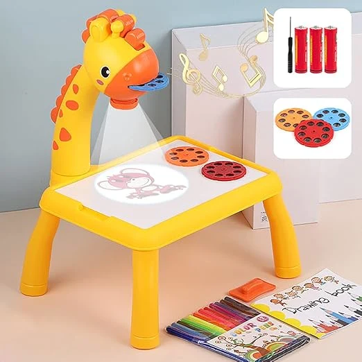 Kids Drawing Projector Table – Giraffe Design