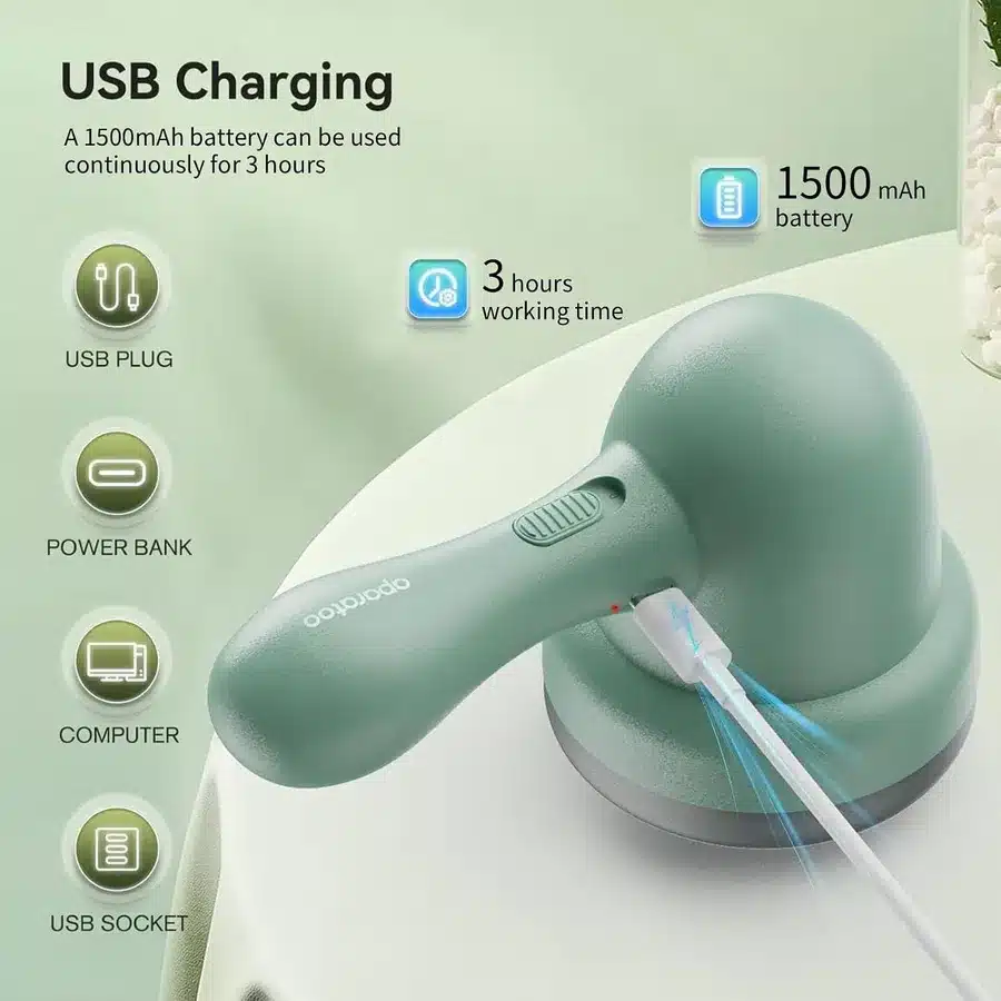 Portable Rechargeable Fabric Lint Remover