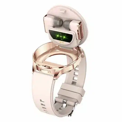 2-in-1 Smartwatch with Built-in Wireless Earbuds