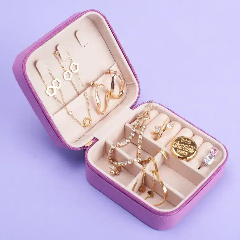 Portable Travel Jewelry Organizer Box]