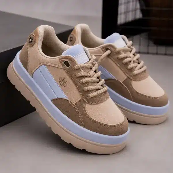 Women’s Beige Casual Sneakers