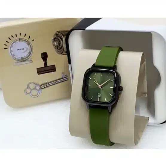 Elegant Square Dial Women’s Wrist Watch