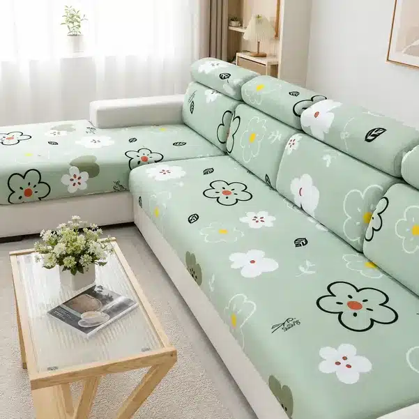 Floral Stretchable Sofa Cover
