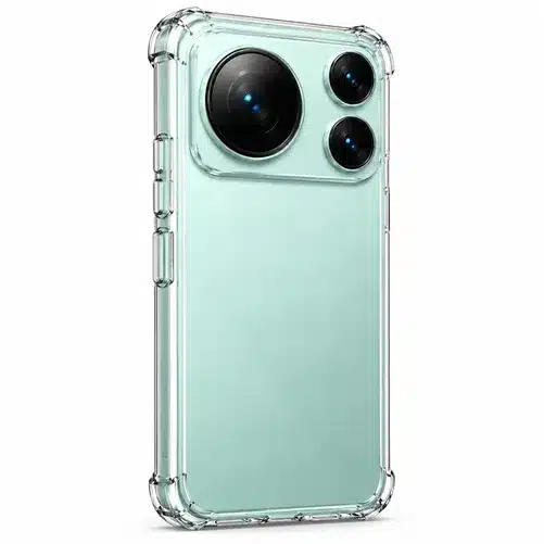Colorful Crystal Clear Protective Smartphone Case with Camera Guard and Shockproof Design