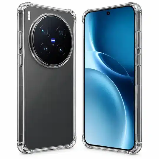 Premium Black Smartphone case with Large Circular Camera and Immersive Display