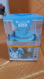 Plastic Baby Feeding Bottle With Handles Cleaning Brush  Straw (180 Ml  1 Pc)