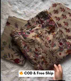 straight Kurti with pants and dupatta