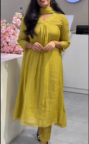 soft yellow cotton dress