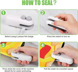 Mini bag sealer, USB Corded