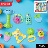 Kinder Rattles Classic Store Plastic Non-toxic Shake And Grab Ball Baby Rattles  Teethers (8 Pcs Set)