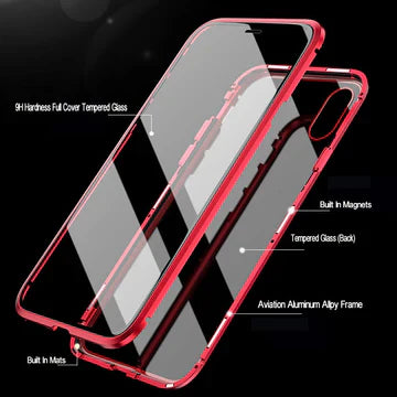Double Glass Shell Magnetic Phone Case