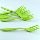 2839 Small Plastic 6pc Serving Fork Set For Kitchen
