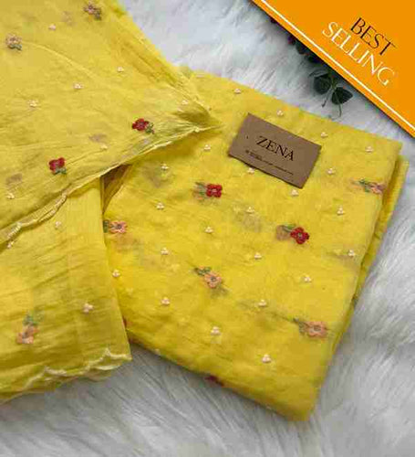 Delicate Pink Embroidered Suit