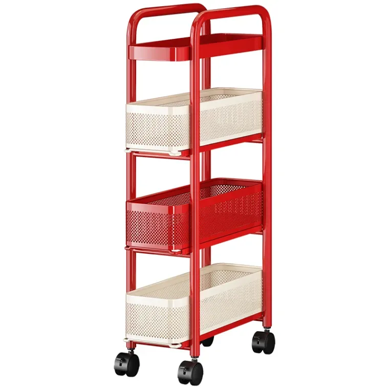 Slimline Multi-Tier Narrow Gap Drawer Rack