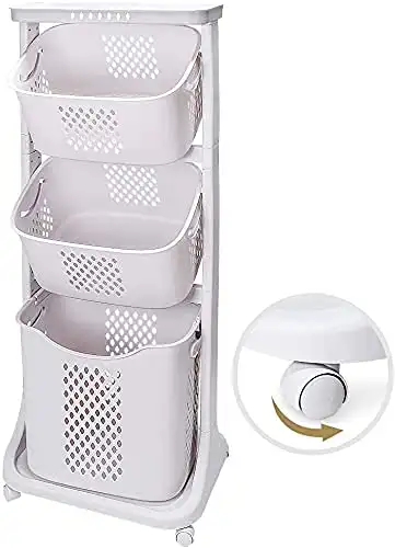 Breathable Laundry Basket with Ergonomic Handles