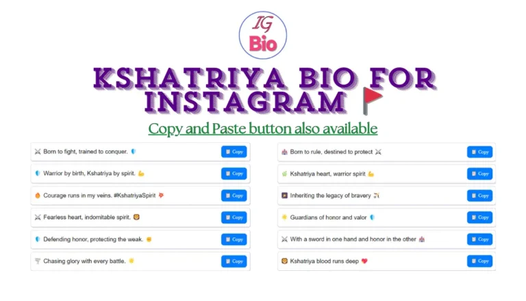 355+ Kshatriya Bio for Instagram 🚩 – Proudly Rajput