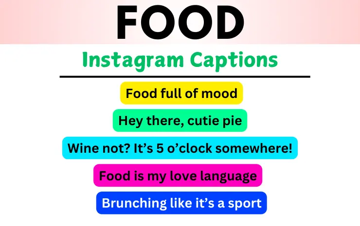 Food Instagram Captions Image