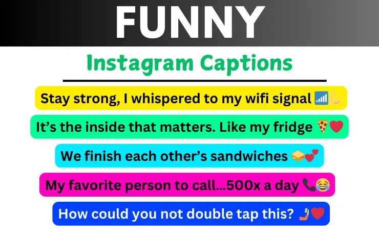 Funny Instagram Captions Image