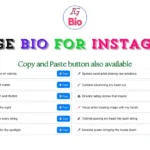 100+ Stage Bio for Instagram | Copy & Paste