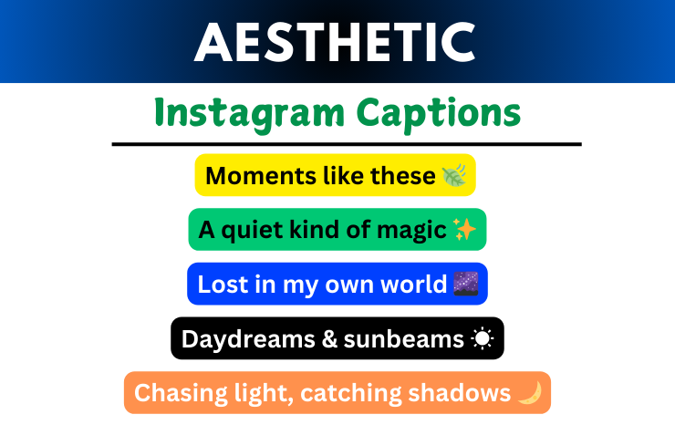 Aesthetic Captions For Instagram Image