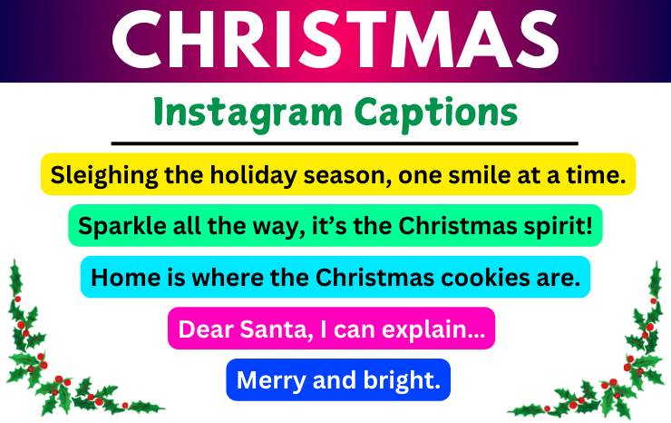 Christmas Captions for Instagram Image