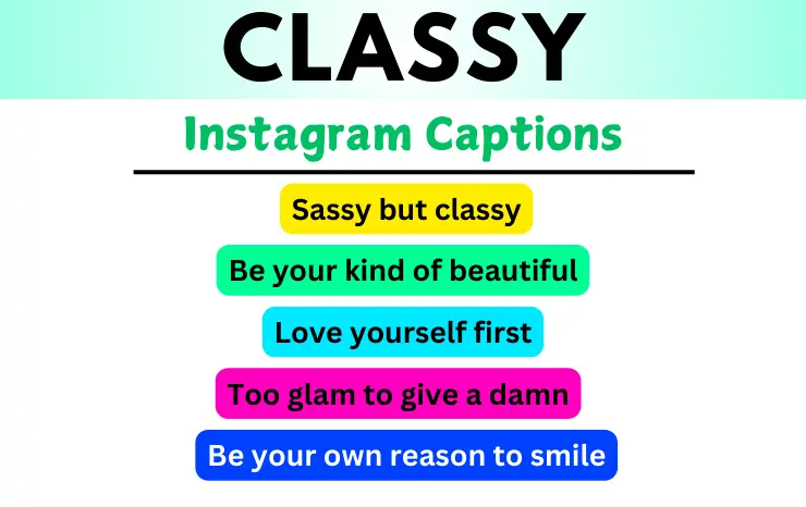 Classy Captions for Instagram Image