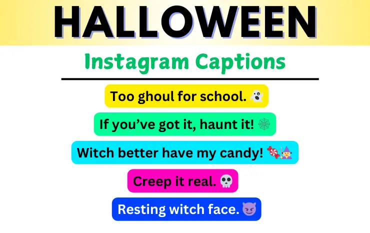 Halloween Captions for Instagram Image