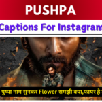 Pushpa Captions For Instagram Image