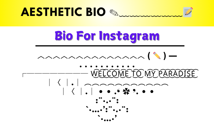 Aesthetic Bio ✎﹏﹏﹏﹏﹏﹏📝 Image