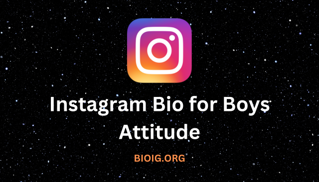 Instagram Bio for Boys Attitude | Copy & Paste Bios for Cool Profiles Image